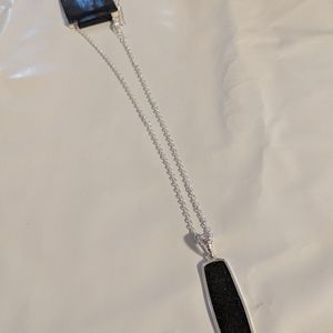 Maren elena necklace black silver